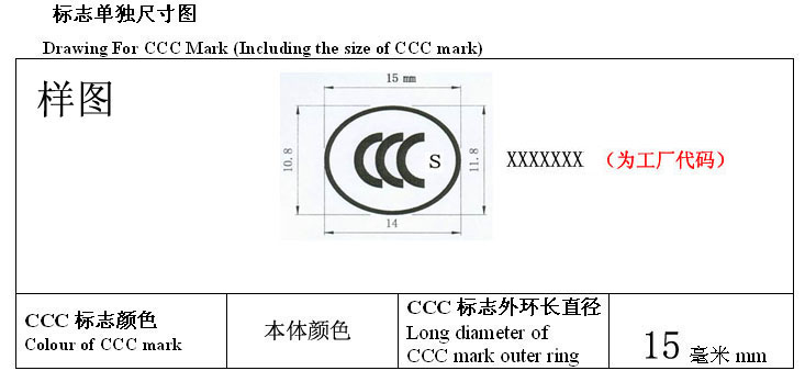 CCC,CCC認(rèn)證標(biāo)志,3C認(rèn)證,3C標(biāo)志申請(qǐng),輪胎產(chǎn)品3C標(biāo)志,CCC標(biāo)志印刷指南